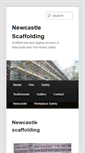 Mobile Screenshot of newcastlescaffolding.com.au