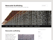 Tablet Screenshot of newcastlescaffolding.com.au